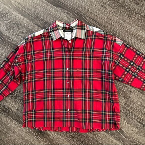 WEEKEND MAX MARA Juglas tartan cotton shirt - Picture 3 of 7